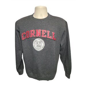 Champion Mens Cornell University Double Sided Sweatshirt Size Large Gray SP EXC